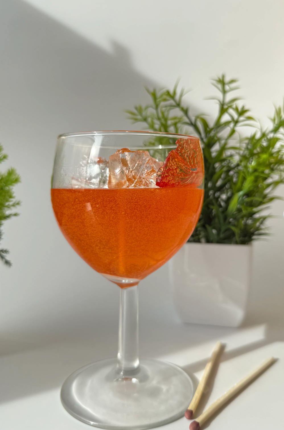 Aperol Spritz Gelkerze